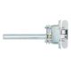 AN 108 3D SC45 concealed hinge with integrated closing and damping function, satin chrome (AN 014)