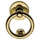 Door knocker ANELLO 110 mm, brass polished