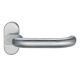 Handle for framed doors ARES 143 on oval rose, 8 mm, stainles steel