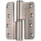 Rebated hinge 100x64, st.steel, right