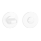 APRILE R WC turn 4x4/6/8mm, with round roses 5mm, white