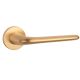 AZALIA handle/rose set BAC, round roses, 7mm, gold-tone matt