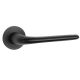 AZALIA handle/rose set BAC, round roses, 7mm, black