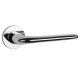 AZALIA handle/rose set BAC, round roses, 7mm, chrome-plated polished