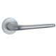 AZALIA handle/rose set BAC, round roses, 7mm, chrome-plated satin