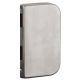 Strike box for glass door lock BARCELONA-R, stainless steel, LEFT