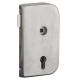 Glass door lock BARCELONA-R, stainless steel, RIGHT