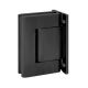 BL 8010 SOL Kahepoolne hinge tahkete klaasuste jaoks, sein/klaas, anodeeritud, satiinmust (005)