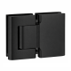BL 8015 SOL Kahepoolne hinge tahkete klaasuste jaoks, klaas/klaas, mattmust RAL9005 (062)