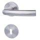 BOSTON-R Handle set on round roses BB, stainless steel