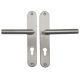 Handle/backplate set. PZ/72, stainless steel