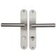 Handle/backplate set. WC/78, stainless steel