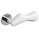 CHELSEA handle/rose set. BAC, rose 5 mm, chrome/white porcelain