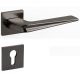 CHEVRON handle/rose set.PZ, superathracite satined