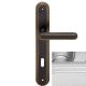CHIC handle set with long backplates BB, matt chrome