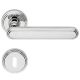 CHIC handle set with roses 004 BB, polished chrome