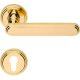 CHIC handle set with roses 004 PZ, gold plated