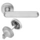 CHIC handle set with roses 004 WC 233NT, matt chrome