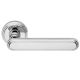 CHIC handle set with roses 004 BAC, polished chrome