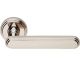 CHIC handle set with roses 004 BAC, polished nickel