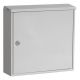 Letterbox CHICAGO, 355x346x100mm, aluminium grey RAL9006