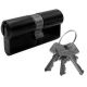 Profile cylinder 55-55, black