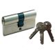 W5 Profile cylinder 30-35, nickel-plated brass