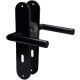 CONTE handle/renovation backplate set BB72, black