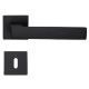 CORNER ZINCRAL handle set with roses 024 grt. BB, matt black
