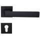CORNER ZINCRAL handle set with roses 024 grt.PZ, matt black