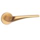 DALIA handle/rose set BAC, round roses, 7mm, gold-tone matt