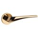 DALIA handle/rose set BAC, round roses, 7mm, gold-tone polished