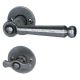 David-R handle/rose set. WC, forged iron in iron-grey tone