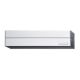 DC336 door closer profile, silver tone