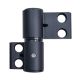 DOMINA HP COVER 2-osaline hing alumiiniumustele, C/C 62,5 mm, ilma katteta, must E9