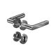 8115 PREMIUM door handle set with roses PZ, stainless steel