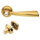 ELIKA Crystal handle/rose 108 set.WC 233NT, gold plated