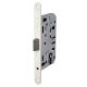 Mortise lock AGB EVO with PVC latch, PZ 50/85/18mm, face plate white