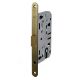 Mortise lock AGB EVO with PVC latch, PZ 50/85/18mm, face plate bronze tone