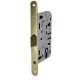 Mortise lock AGB EVO with PVC latch, PZ 50/85/18mm, face plate polished brass