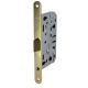 Mortise lock AGB EVO with PVC latch, WC 50/96/18mm, face plate polished brass