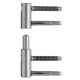 Adjustable hinge EXACTA 3D 16 mm, light galvanized