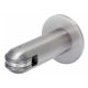 Door holder with magnet, matt stainless steel