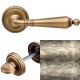 FLORENZIAhandle/roses 011 set.WC 261NT, aged iron