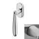 Window handle FUTURA K172, chrome-plated, satin (CO)