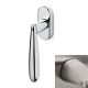 Window handle FUTURA K172, stainless steel tone PVD, satin (IS)