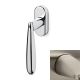 Window handle FUTURA K172, nickel-plated PVD, satin (NS)