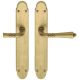 GINEVRA handle/backplate set.BAC, rustic brass (1M)