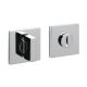 SPACE Q WC square shaped roses 5mm,polished chrome