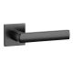 HOSTA handle/rose set BAC, square rose, 7mm, black